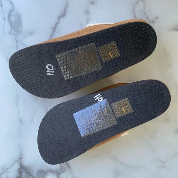 RAG & BONE Tan Suede Leather Sherpa Clog Mule Size EU 39 - Picture 5 of 7